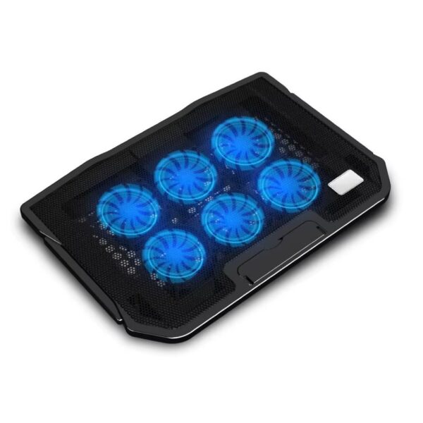 BLUELANS 2 USB Ports Six Cooling Fans Laptop Cooler Pad